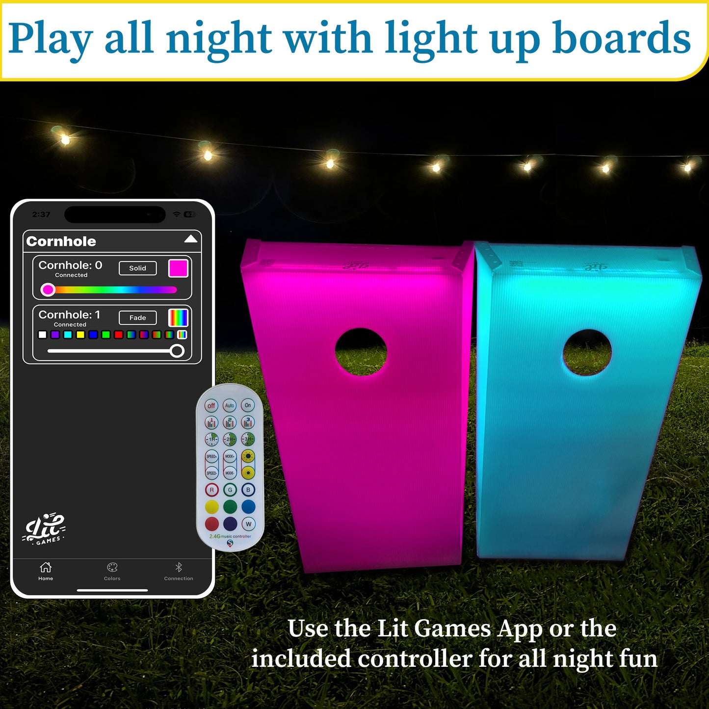 Cornhole Board Set (2 Boards; Bags Not Included)